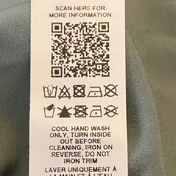 ASOS NWOT Soft Midi Button Front Dress with Trailing Embellishments Size 6 - Picture 15 of 16